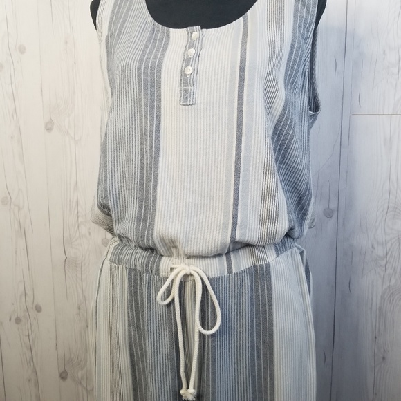 Cloth & Stone • Cropped Wide-Leg Jumpsuit • SZ L - Picture 3 of 6